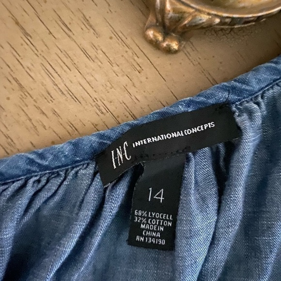 Inc Denim Top Size 14. - Picture 6 of 6